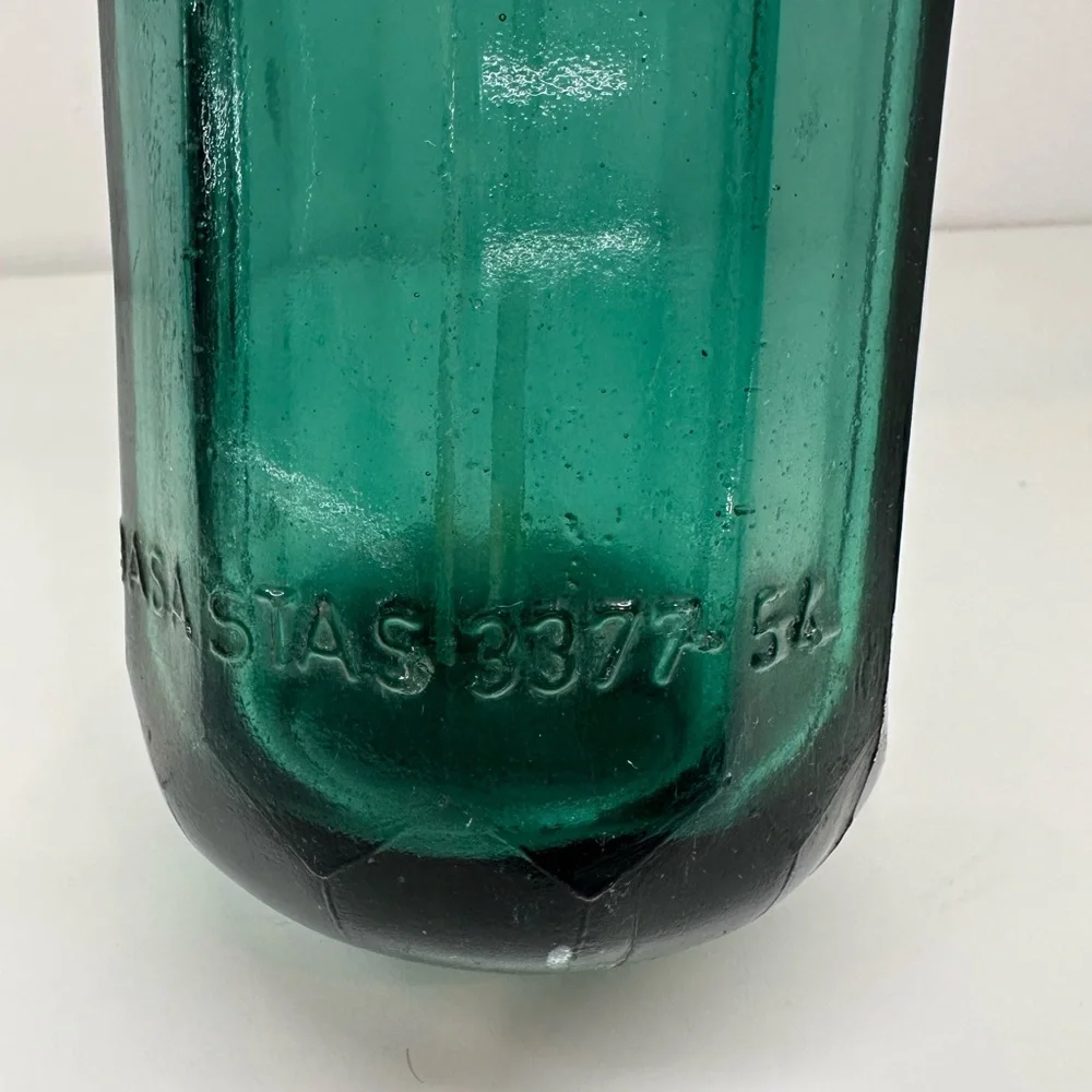 Vintage Green Glass Seltzer Bottle - Picture 5 of 6